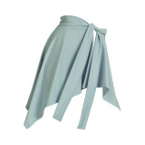 Yoga Tennis Tie Up Skirts Cover Up Sport Skirts