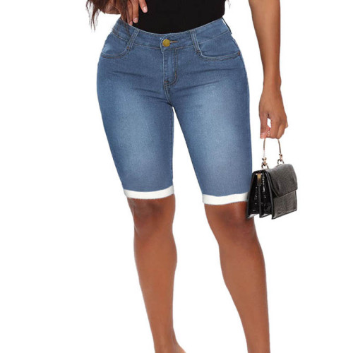 Skinny High Waist Shorts Jeans Women Denim Shorts