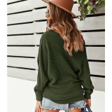 Sexy Solid Loose Off Shoulder Sweater