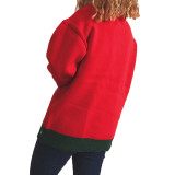 Christmas Sweater Knit Casual Long Sleeve Pullover