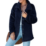 Winter Soft Thick Coat Jackets Long Sleeve Outerwear