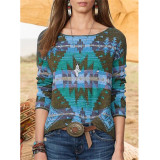 Women Plus Size Ethnic Style Sweater