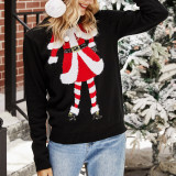 Women Embroidered Christmas Knitted Sweater