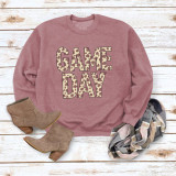 GAME DAY Letter Printed Long Sleeve Loose Casual Sweatshirts