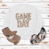 GAME DAY Letter Printed Long Sleeve Loose Casual Sweatshirts