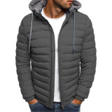 Winter Jacket Men's Fashion Hooded Slim Coat