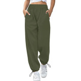 Women Loose Casual Sports Drawstring Pants