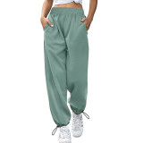 Women Loose Casual Sports Drawstring Pants