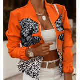 Fashion Zip-up Long Sleeve Jacket