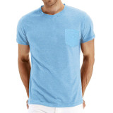 Men's Solid Short Sleeve T Shirt