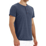 Men's Button Short Sleeve Pullover