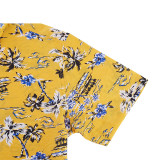 Mens Floral Printed Short Sleeve Shirt