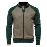 Men's Raglan Sleeve Sweater Jacket Casual Knitted Coat