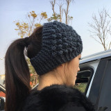 Knitted Headband Pineapple Crochet Head Wraps Scarf