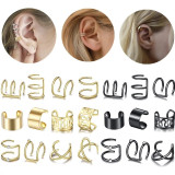 12PCS/SET Simple Ear Cuffs Earrings For Women