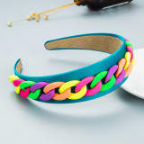 Fashion Colorful Chain Macaron Headband