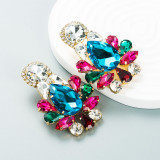 Rhinestone Sparkly Crystal Drop Earrings