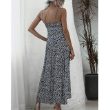 Floral Printed Sling Wholesale Maxi Dress