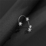 Sliver Snowflake Ear Loop Earring Wholesale