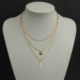 Women Golden Multilayer Necklace Wholesale