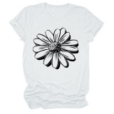 Sunflower Simple Short Sleeve T-Shirt