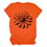 Sunflower Simple Short Sleeve T-Shirt
