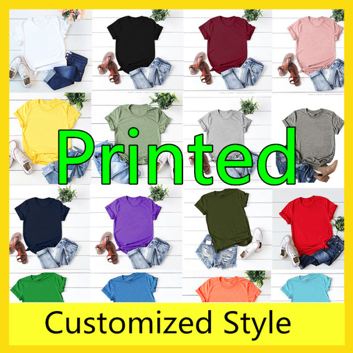 Custom Made Clothing Service-Printed T Shirt