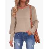 Solid Color Long Sleeve T-Shirts