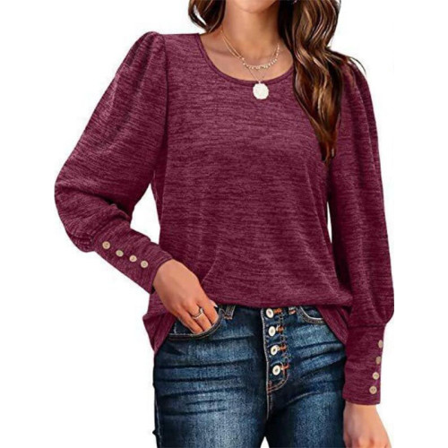 Round Neck Long Sleeve T-Shirts