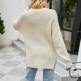Solid Color Button Long Sleeve Cardigans