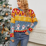 Christmas Snowman Printed Sweaters