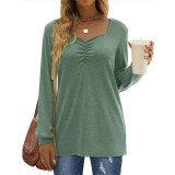 Solid Color Long Sleeve T-Shirts