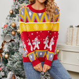 Christmas Snowman Printed Sweaters