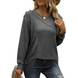 Round Neck Long Sleeve Sweaters