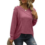 Round Neck Long Sleeve Sweaters