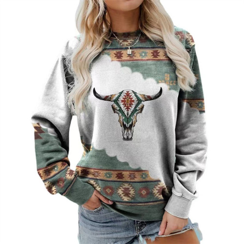 Digital Printed Round Neck Sweaters