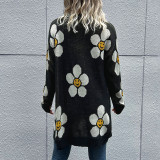 Floral Long Sleeve Sweaters