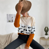 Apricot Long Sleeve Bottomed Sweaters