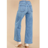 High Waist Straight Denim Jeans