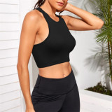 Solid Color Quick Drying Yoga Tank Tops