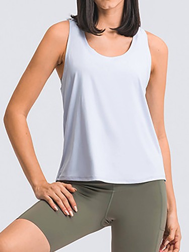 Women Racerback Quick Dry Loose Fit Sports Tank Top