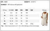 Square-neck drawstring sleeveless vest dress with lining