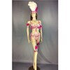 new design top grade belly dance Samba Carnivel RIO Crystal Bra Costume Outfit Showgirl dancer costume 7 color C2152-6