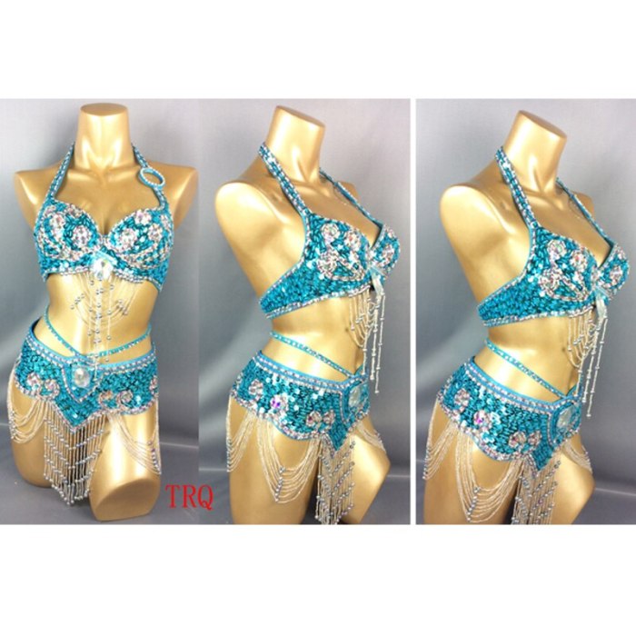 hot selling Sexy Samba Rio Carnival Costume women's belly dance costume with Turquoise Feather Head piece C209 (Turquoise)