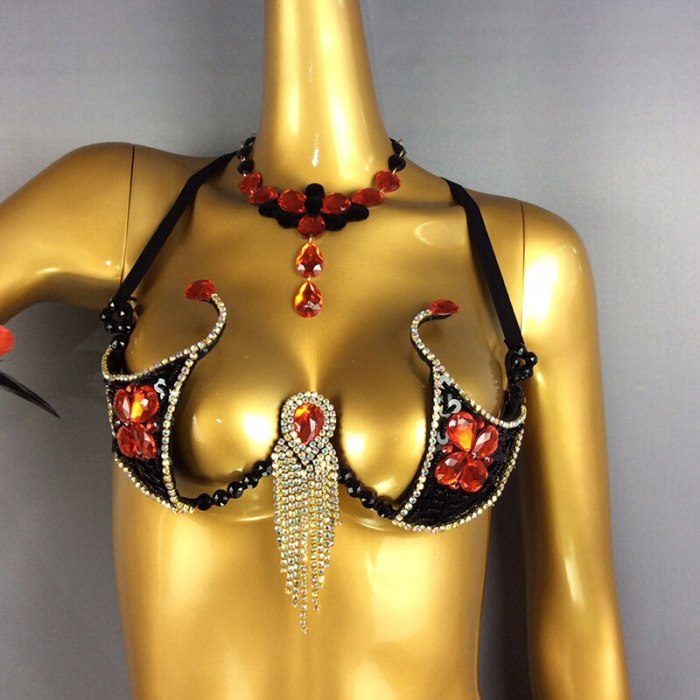 new design top grade Women belly dance Samba Carnivel RIO Crystal Bra Costume Outfit Showgirl dancer costume C017