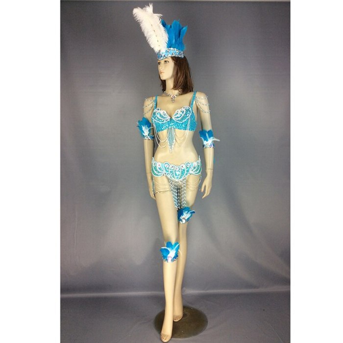 New design top grade belly dance Samba Carnivel RIO Crystal Bra Costume Outfit Showgirl dancer costume 7 color C2152-6