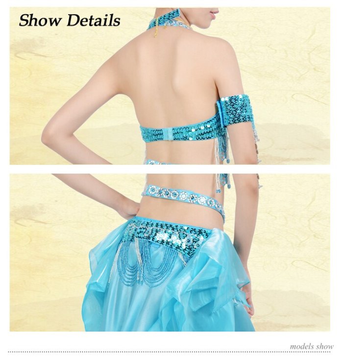 Hot selling belly dance Sexy Luxury handmade beaded costumes.(T250)