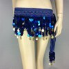 new large size belly dance hip scarf 88 coins 6 color in HS902