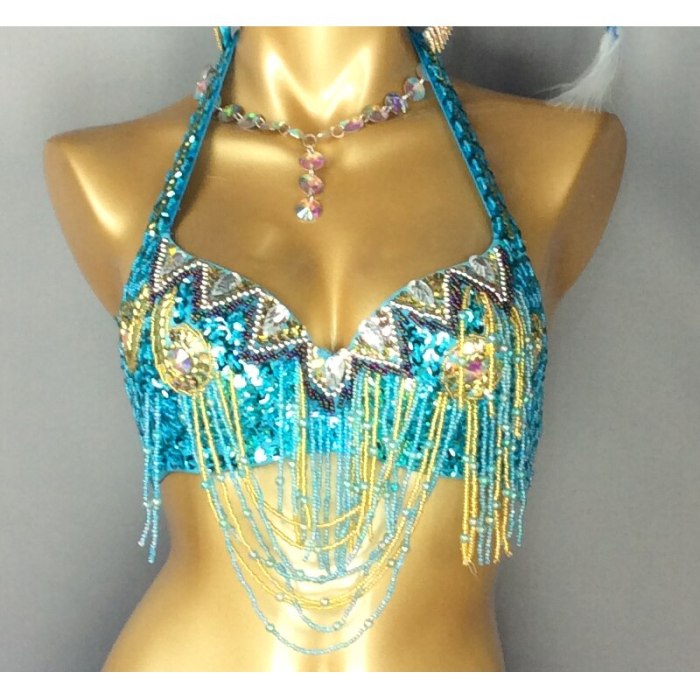 hot selling Sexy Samba Rio Carnival Costume new belly dance costume with Turquoise Feather Head piece C201152