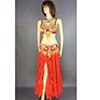 Handmade beaded belly dance costume wear Bar+Belt+skirt 3piece / set 2 color ladies belly dance costumes set women dancing wear TF1603